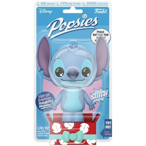 Disney Funko Pop Up Greetings Popsies STITCH Ohana Means Family Vinyl Figure - Picture 1 of 7